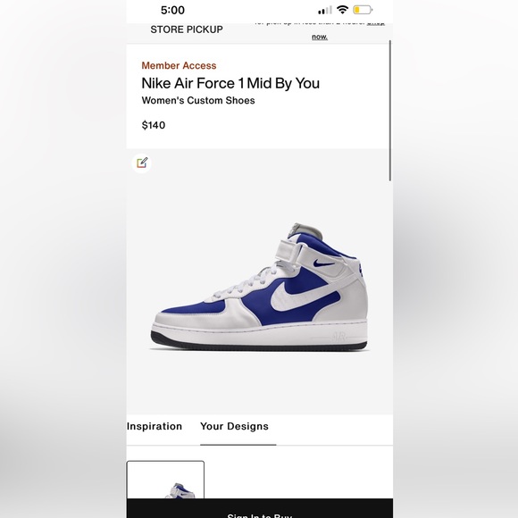 NIKE AIR FORCE 1 MID - Picture 4 of 5